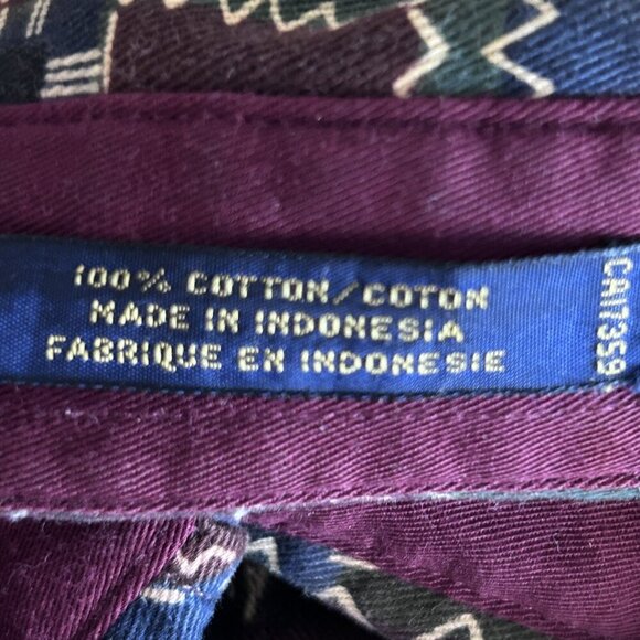 Colours by Alexander Julian Vintage Floral Patchwork Button Front Shirt Size 2XL - Picture 5 of 10